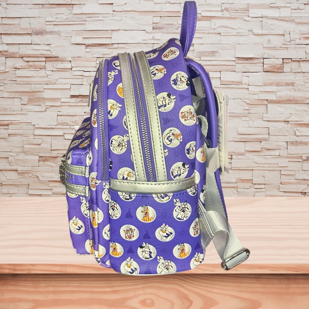 Disney 100th Anniversary Celebration Limited Edition Loungefly Backpack NWT - Picture 4 of 5